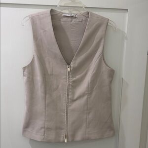 Abercrombie Light Taupe Sleeveless Vest Top